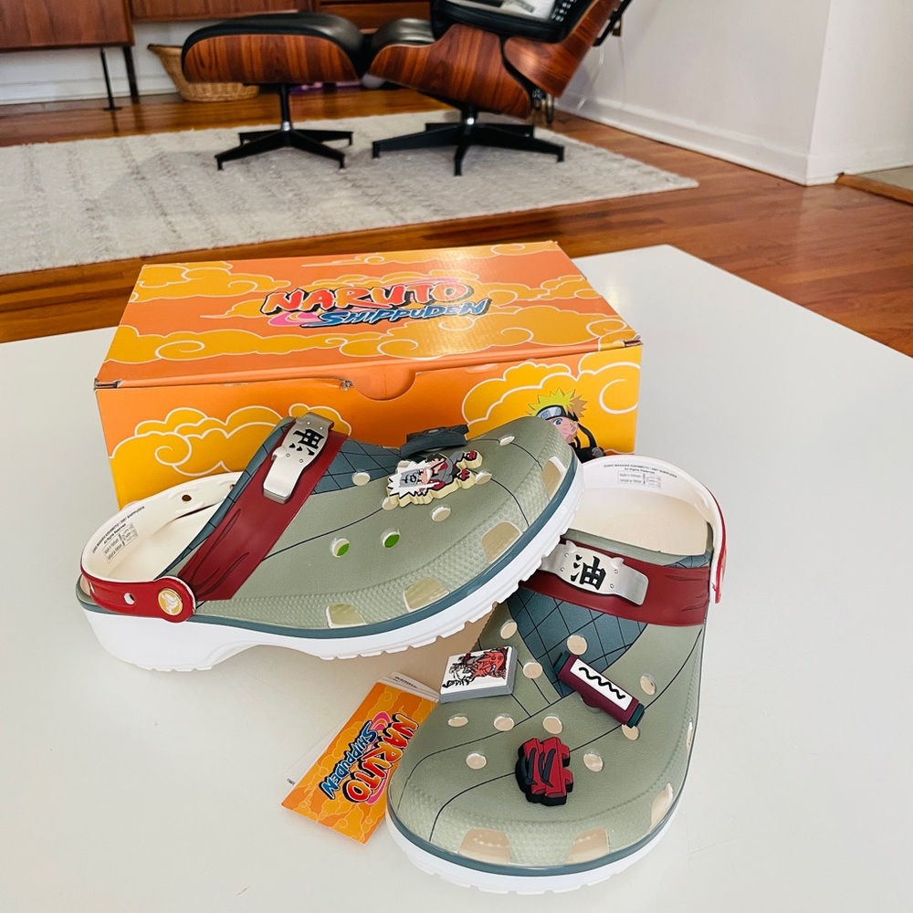 Crocs - limited edition Naruto Shippudem Jiraiya Men’s size 12.